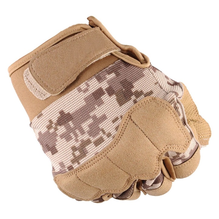 Manusi Sport, Fitness, CrossFit, Ciclism, Alpinism, Camuflaj Army, Marimea XL