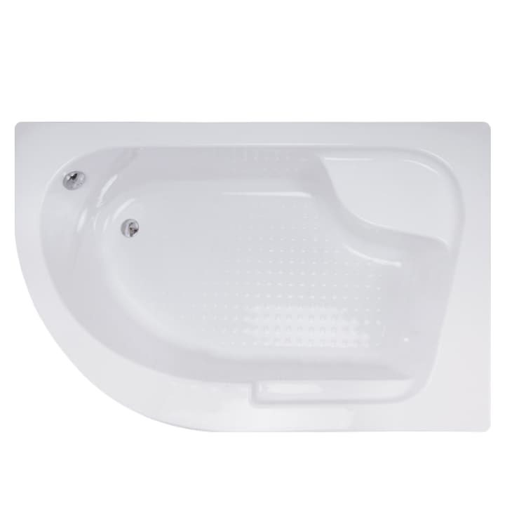 Cada acril asimetrica Celesta Antares, 100x150 cm, de dreapta, cu masca si suport