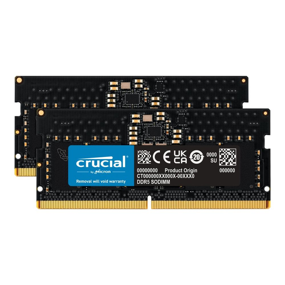 Crucial 16GB (2x8GB) DDR5 4800MHz (CT2K8G48C40S5) - eMAG.bg