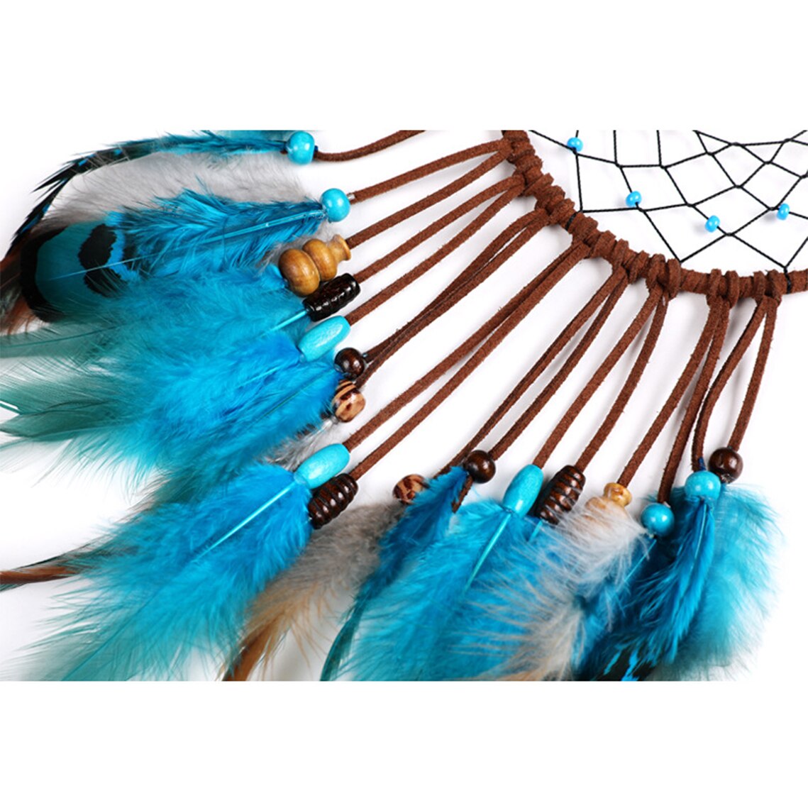 Prinzator de vise dreamcatcher turcoaz 13 x 55 cm emag ro
