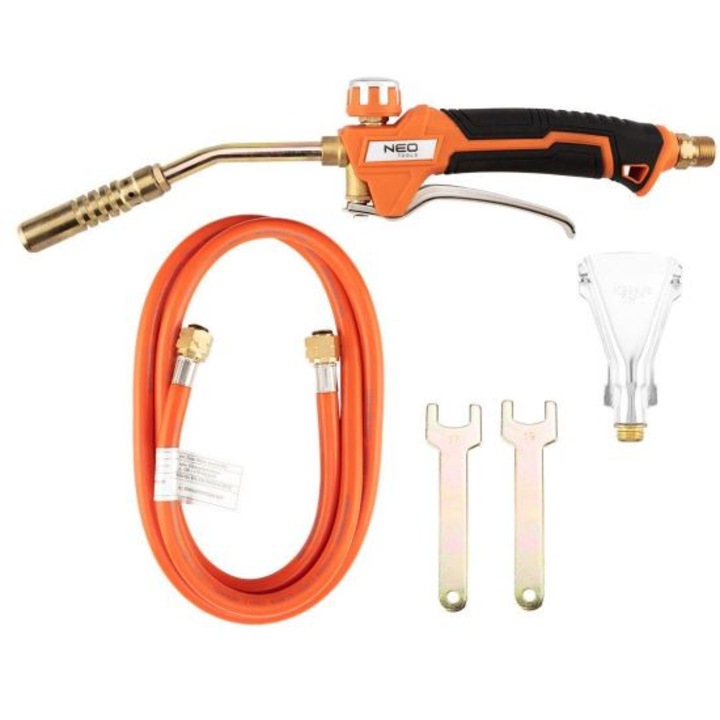 Arzator gaz, 2 kw, cu furtun 1.5 m, 1 duza, NEO