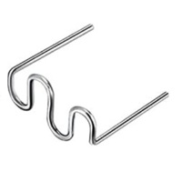Set 500 Capse Pentru Pistol de Lipit, Reparat si Sudat Plastic, Cleme Model Tip S, 0.8mm