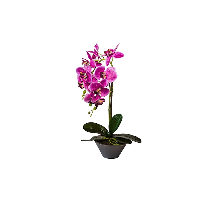Изкуствена орхидея в кашпа TONY'S DECOR, Циклама, 15*15*49см