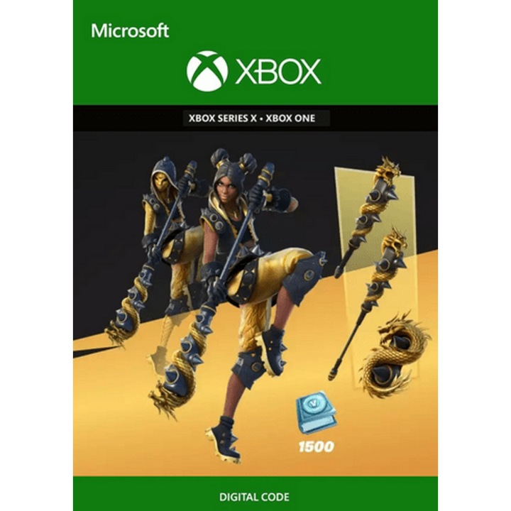 Joc Fortnite Goldenbane Guardian Quest Pack Xbox One / Xbox series S Cod de activare