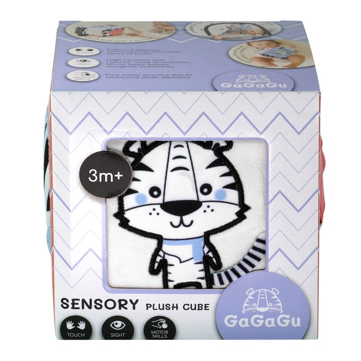 GaGaGu játszó kocka, 10cm