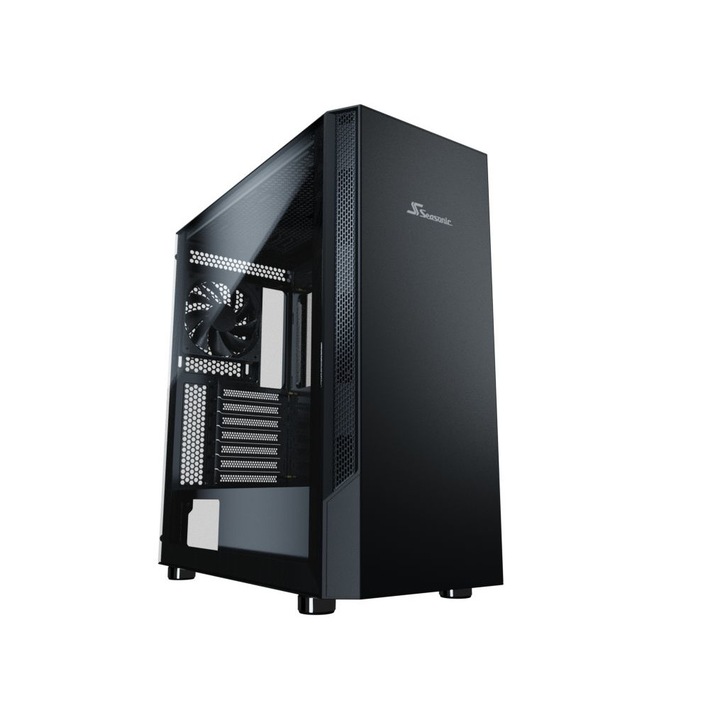 Компютърна кутия Seasonic Arch Q503, Черен прозорец
