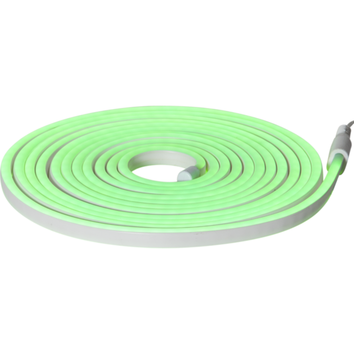 Furtun LED luminos Neon Star Trading, 24V, 11.8 W, 5 m, Verde