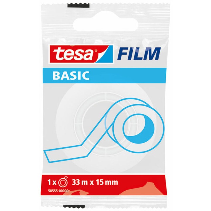 TESA Basic Írható Ragasztószalag 33mx15mm