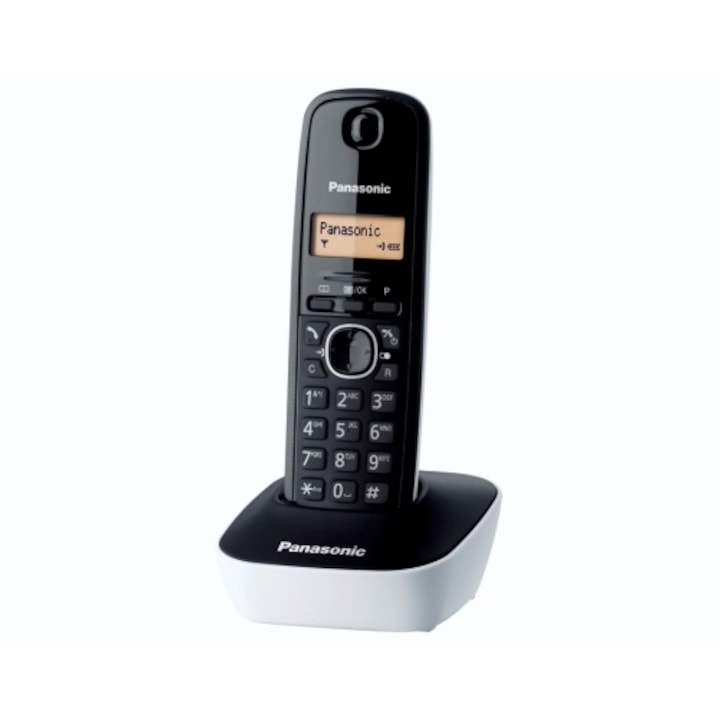 Panasonic DECT KX-TG1611FXW vezeték nélküli telefon, hívóazonosító, fehér