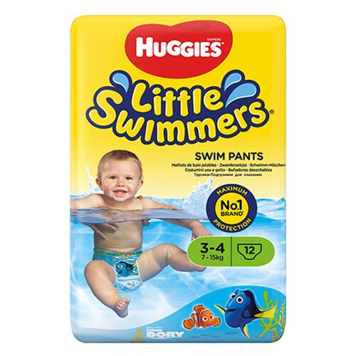 Put up with click Unrelenting Scutece-chilotel pentru apa Huggies Little Swimmers 3-4, 7-15 Kg, 12 buc -  eMAG.ro