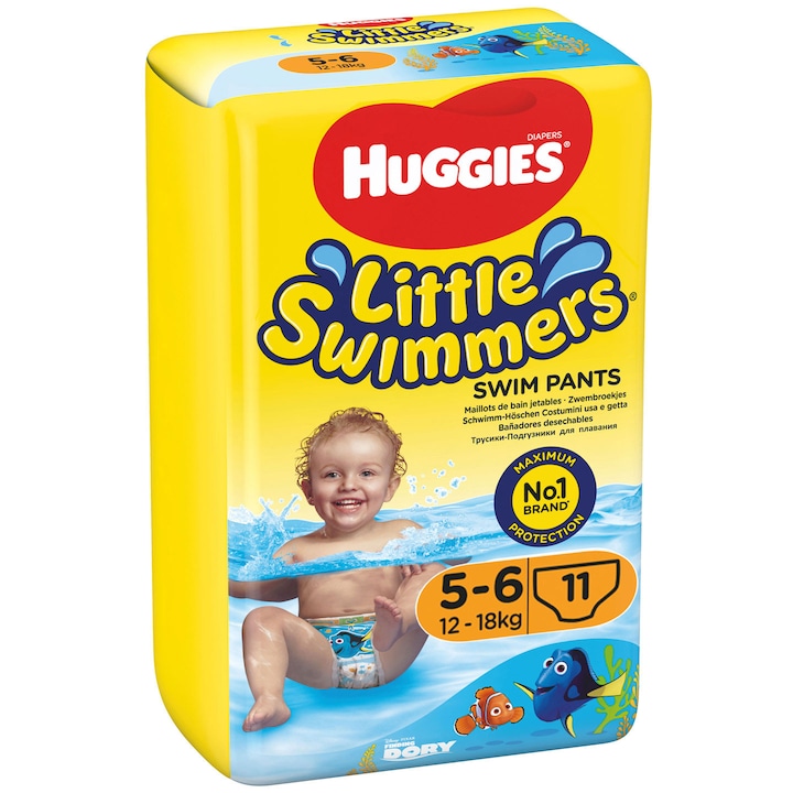 Huggies Little Swimmers úszópelenka, méret 5-6, 12-18 Kg, 11 db