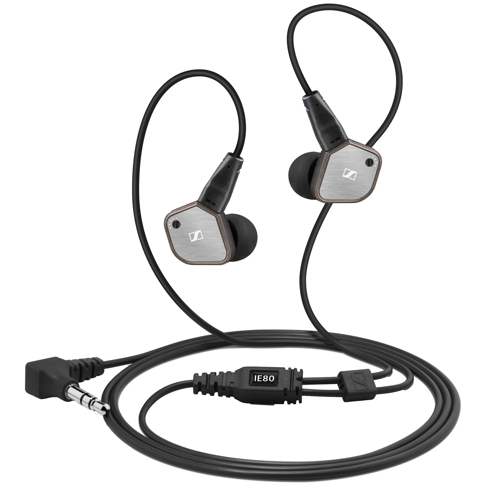 Casti audio In-ear Sennheiser IE 80, Negru - eMAG.ro