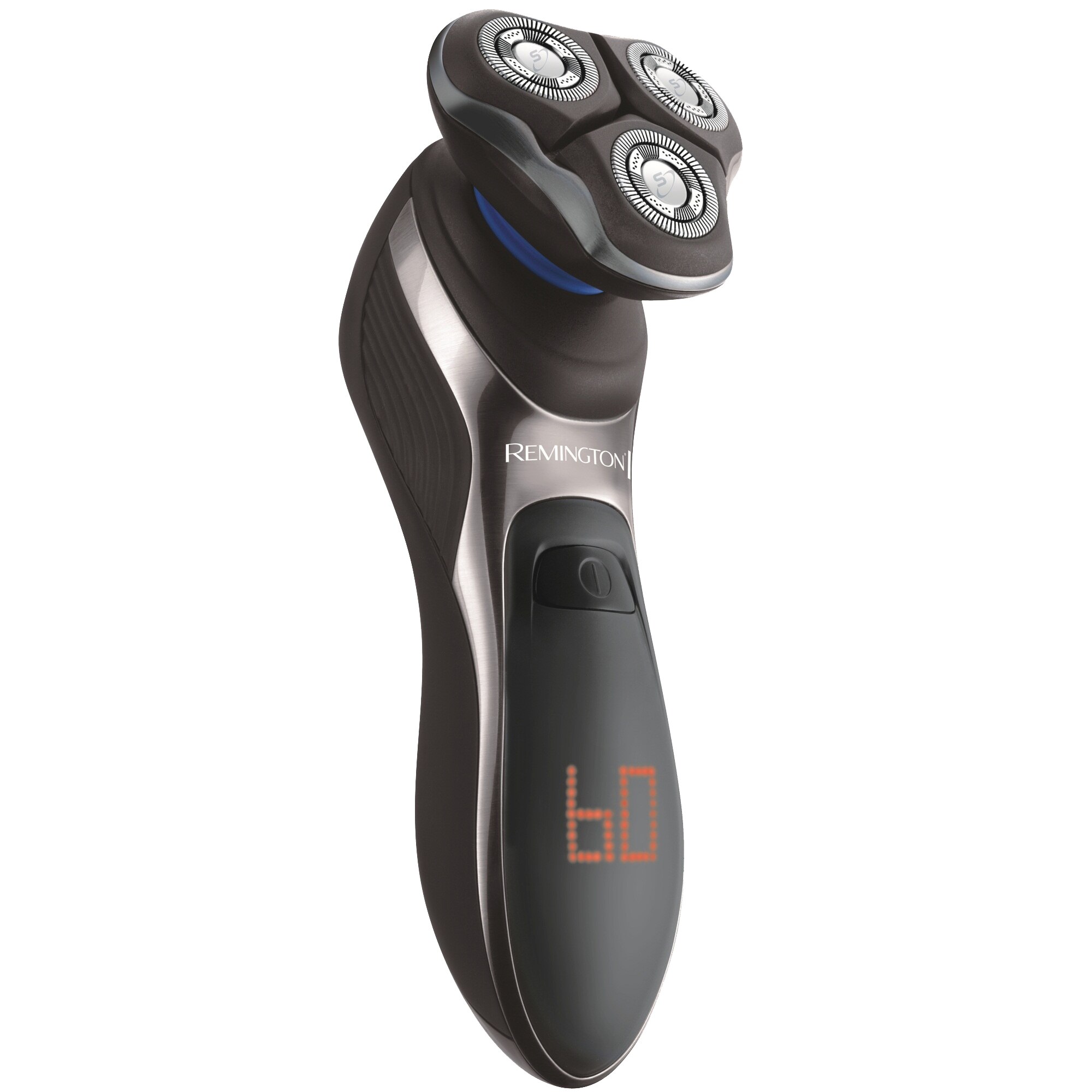 Aparat de ras Remington XR1370, 3 capete pivotante, LED, Acumulator Li, Trimmer, Wet&Dry, Negru/Gri