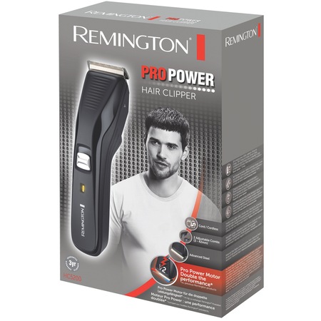 Aparat de tuns Parul & Barba Remington HC5200, LED, Lame otel, 3-42 mm, Acumulator, Negru