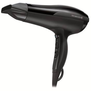 Uscator de par Remington D5210, 2200 W, 2 viteze, Concentrator, Negru Uscator de par Remington D5210, 2200 W, 2 viteze, Concentrator, Negru