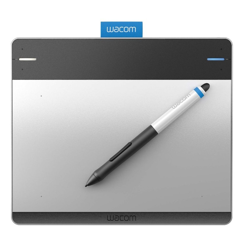 Wacom Intuos Pen & Touch Small Digitálizáló Tábla, Ezüstszürke/Fekete