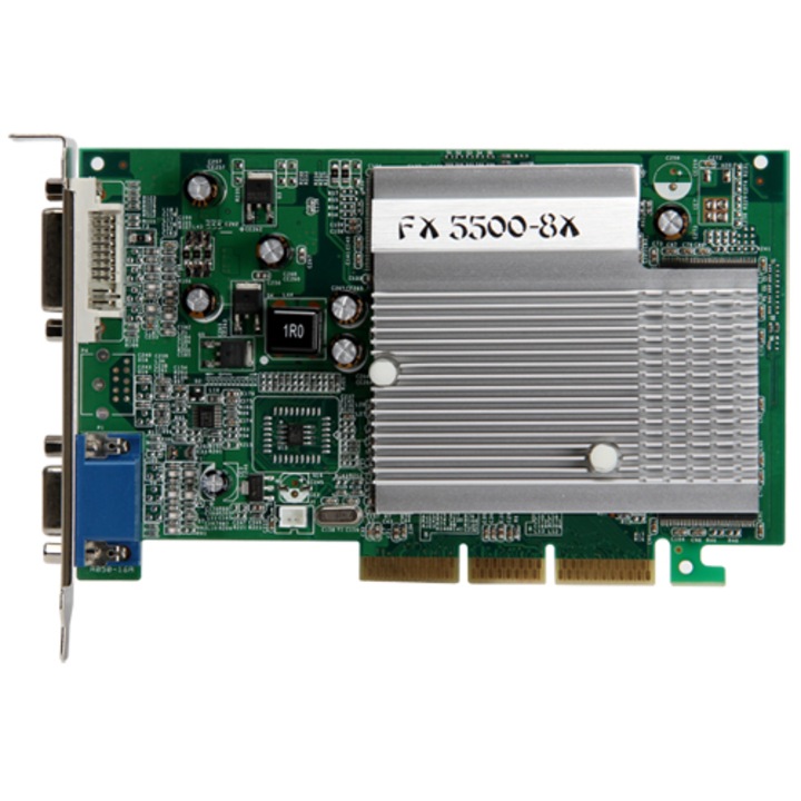 NVIDIA GeForce FX5500 FX 5500 256 Mo carte vidéo AGP