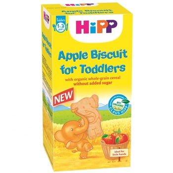 Biscuiti cu Mar HIPP pentru Copii, 150 g, 1-3 ani Biscuiti cu Mar HIPP pentru Copii, 150 g, 1-3 ani