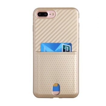 Husa spate Nuoku Pocket pentru iPhone 7, auriu Husa spate Nuoku Pocket pentru iPhone 7, auriu