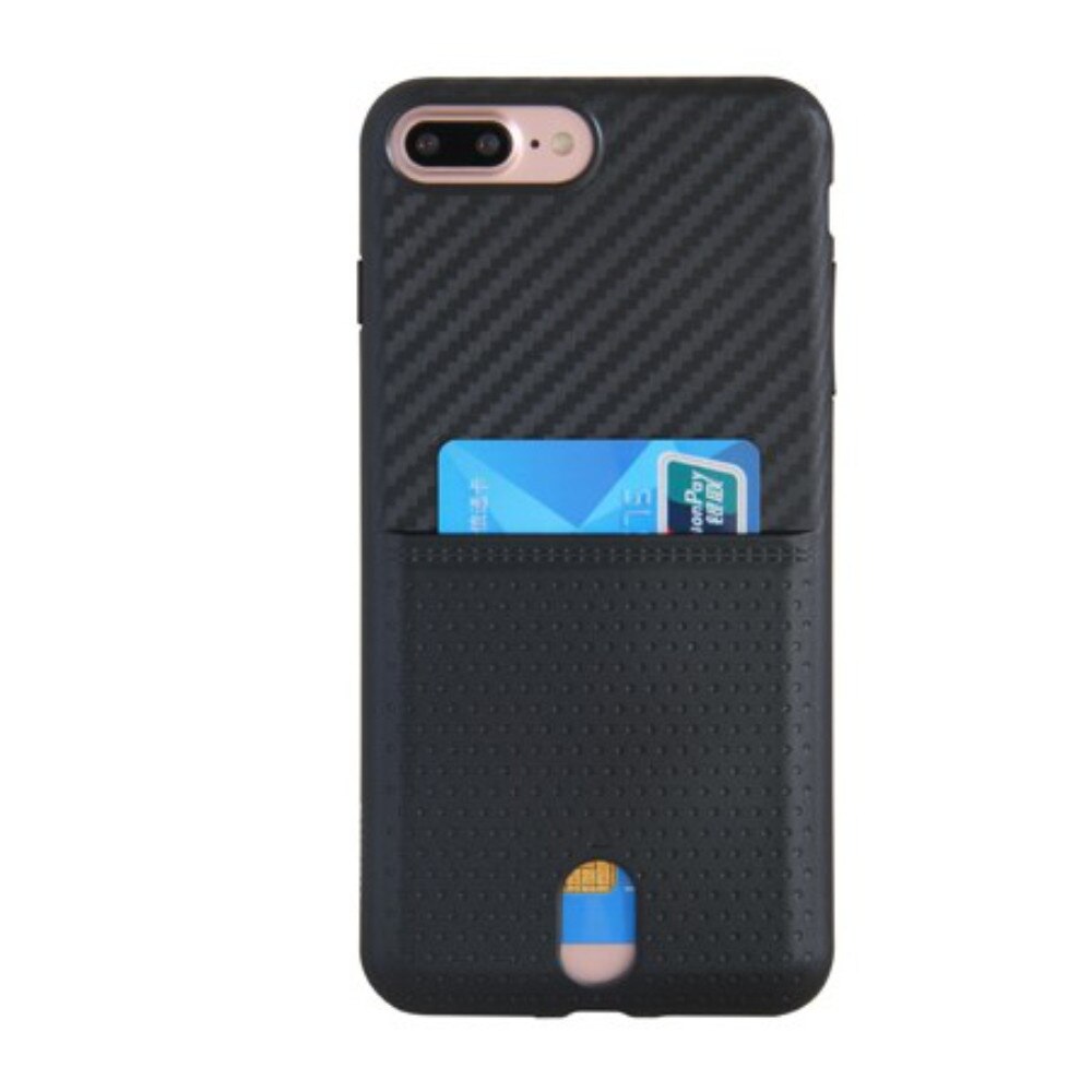 Husa spate Nuoku Pocket pentru iPhone 7, negru