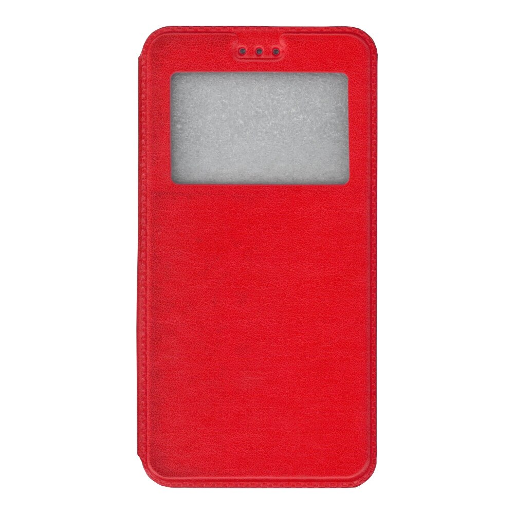 Husa de protectie flip s-view pentru Samsung Galaxy Note 5, Rosu