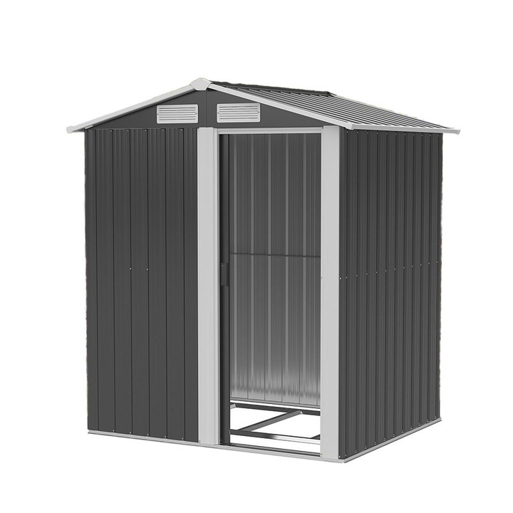 Склад Outsunny, Стомана / Полипропилен, Сив