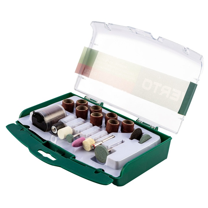 Set 71 accesorii mini polizor Graphite, Multicolor