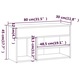 Banca pentru pantofi vidaXL, stejar sonoma, 80x30x45 cm, lemn prelucrat