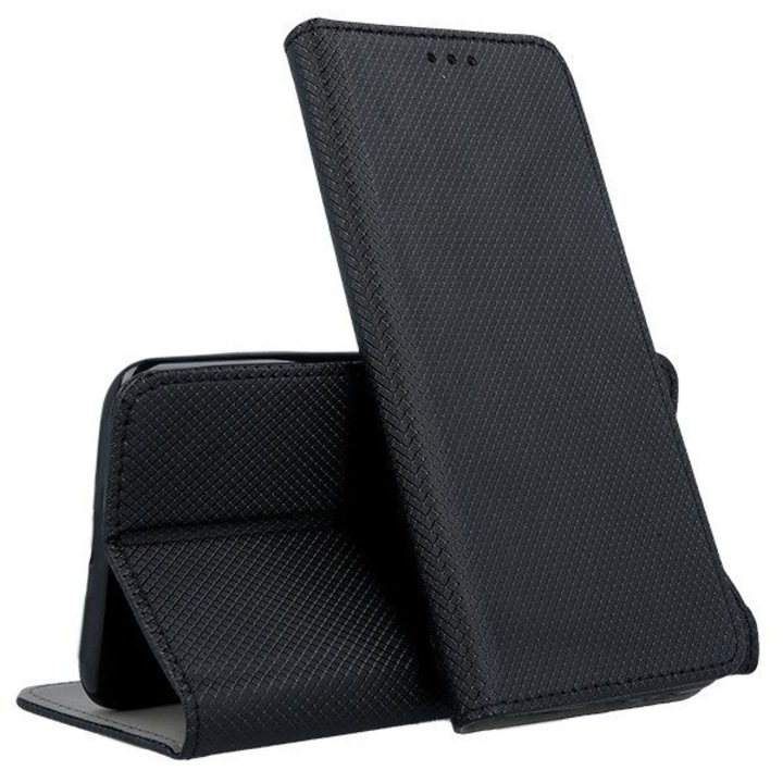 Кожен калъф, Forcell Smart Case Book, за Motorola Moto G24/ Moto G04, Черен