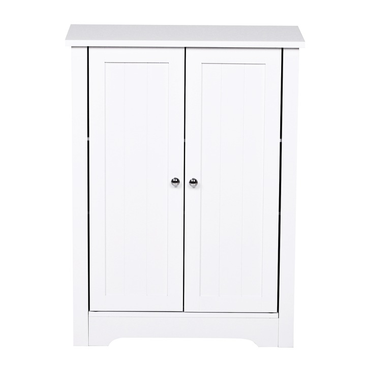 Dulap cu 2 rafturi, Kleankin, MDF, Alb