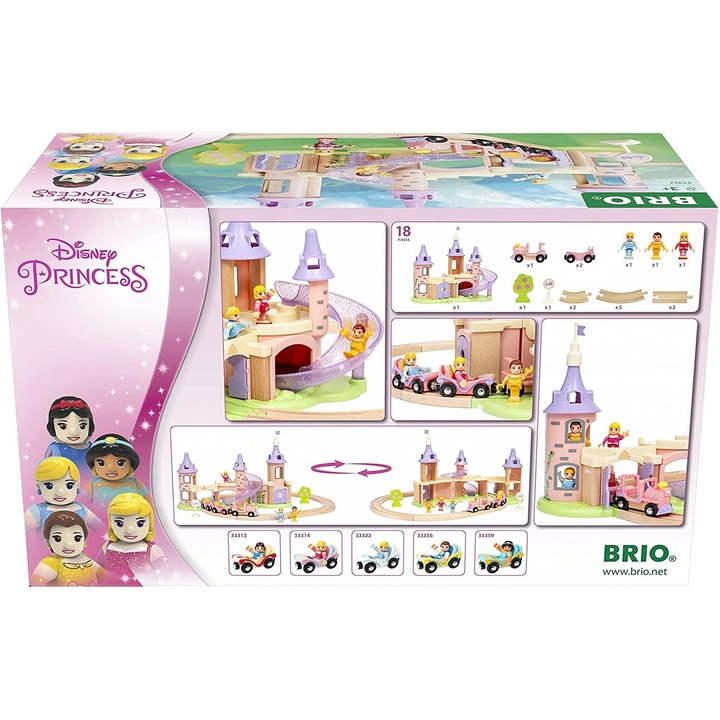 Комплект за игра Brio - Замъкът на принцесите на Дисни