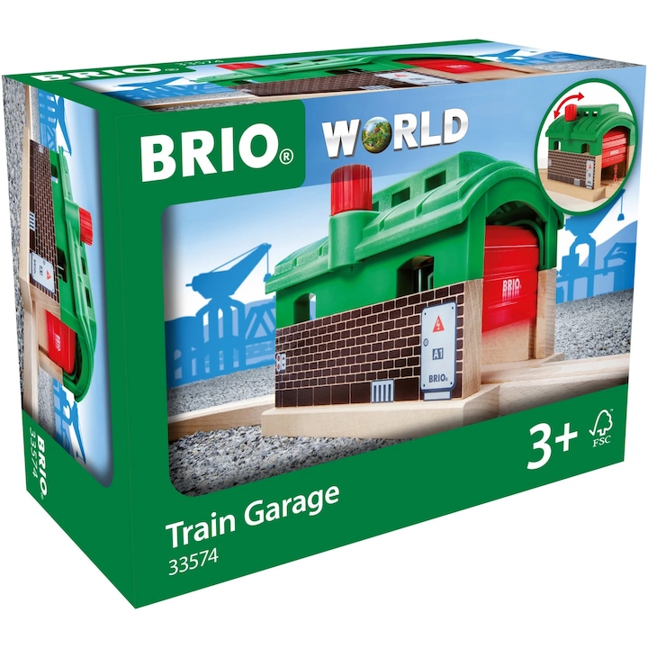 Set de joaca Brio - Garaj pentru trenuri