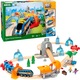 Set de joaca Brio Smart Tech - Tren de calatori cu sine si tunel