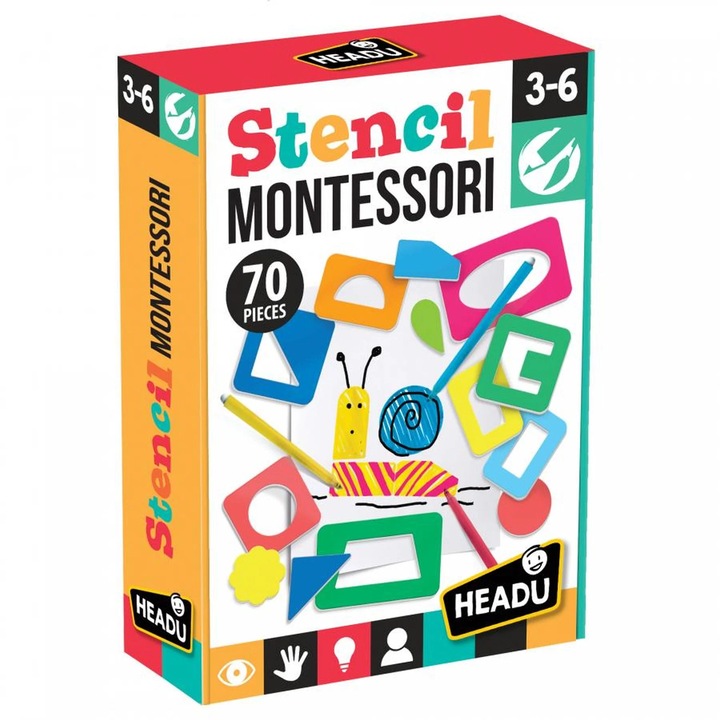 Образователна игра Headu Montessori - Шаблони