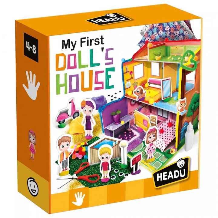 Образователна игра Headu - Моята първа къща за кукли