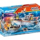 Playmobil City Action - Ambarcatiune de salvare cu personal