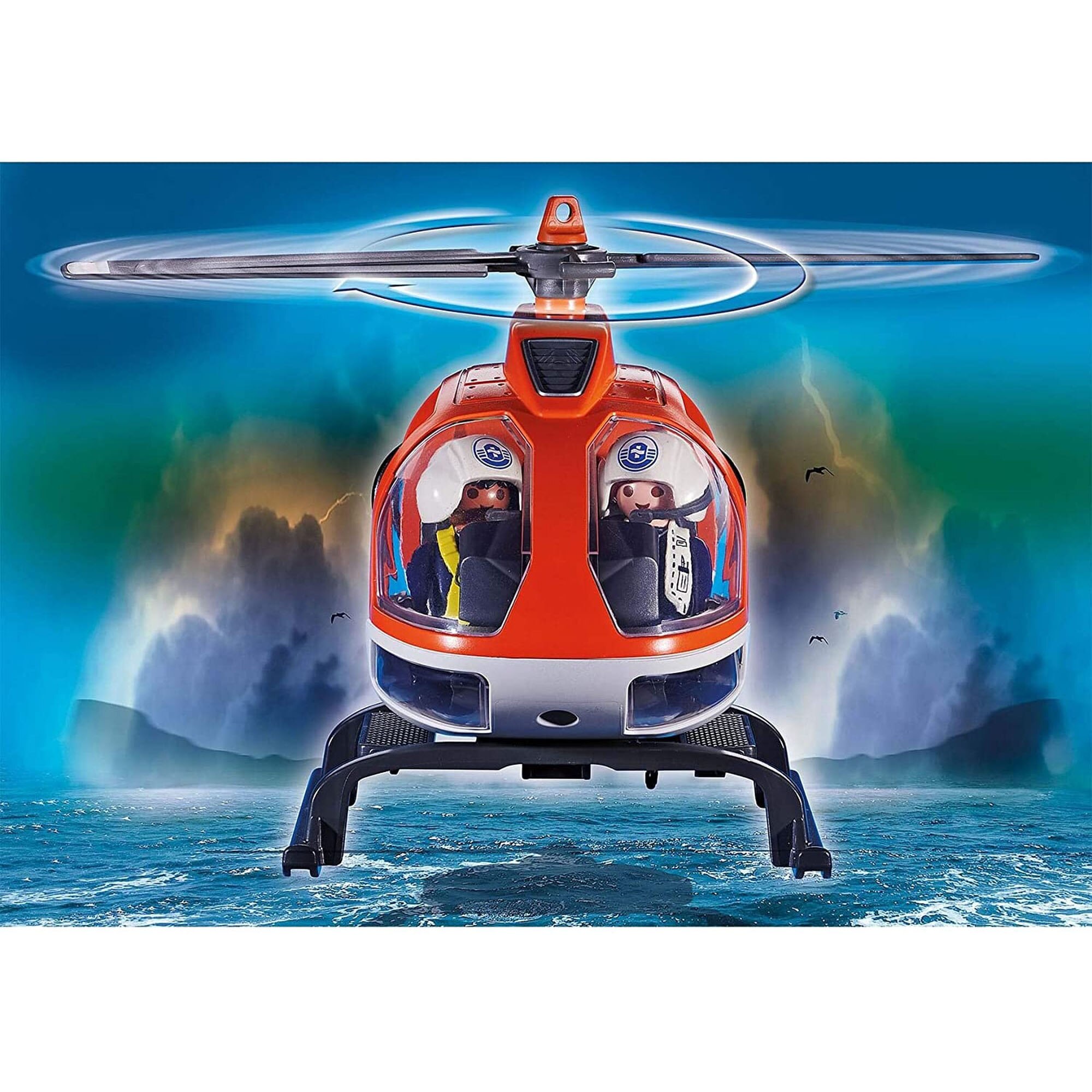 Playmobil store fire helicopter