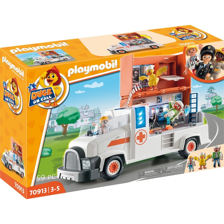 Playmobil Duck On Call - Camion de salvare