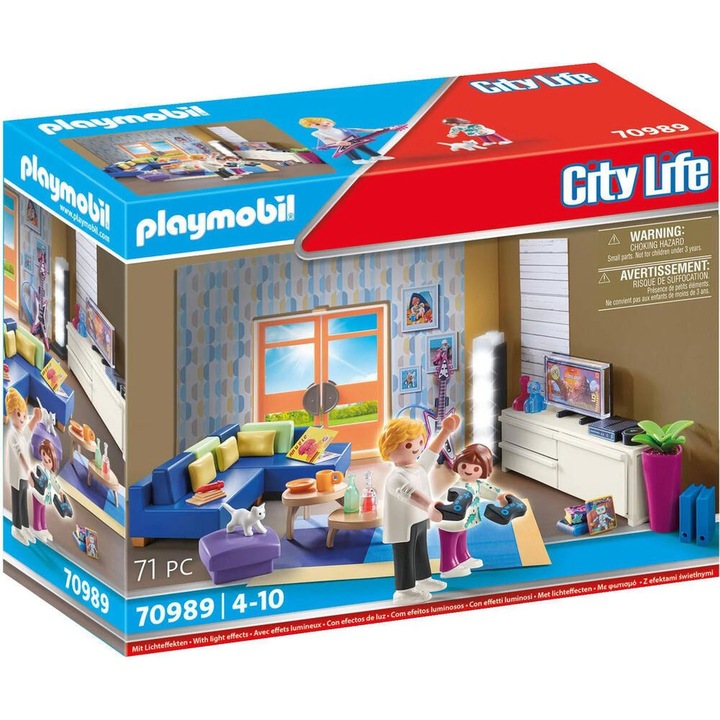 Playmobil City Life - Nappali világítással