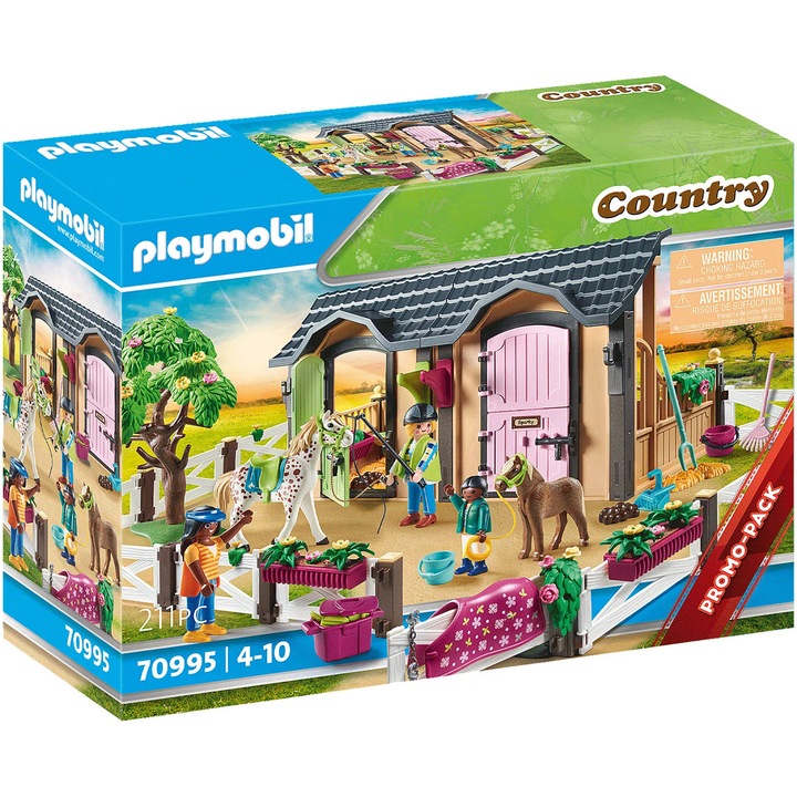 Playmobil Country - Lovaglás és istállóoktatás