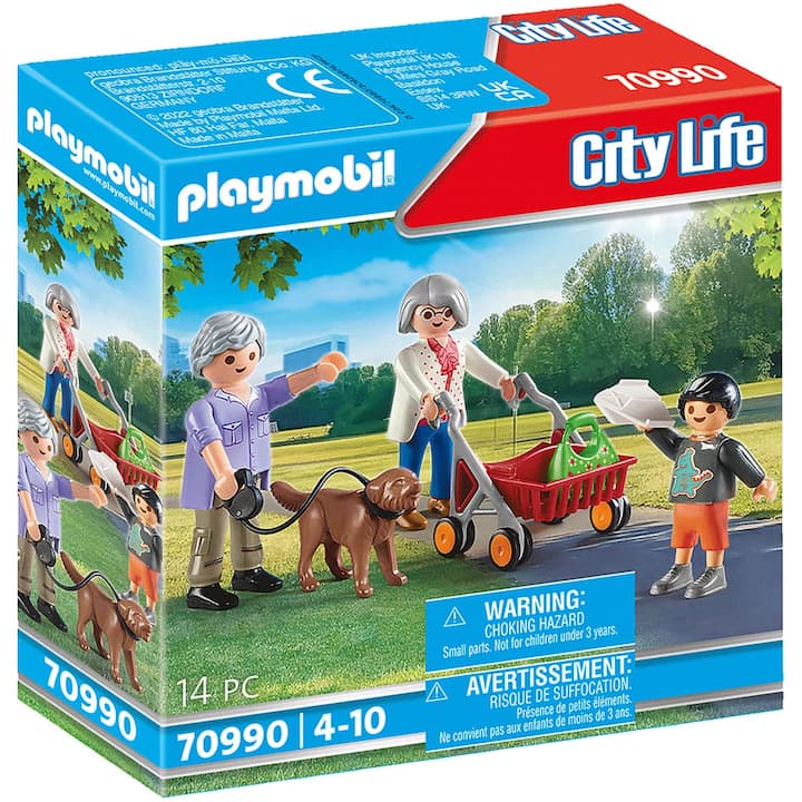 Playmobil City Life - Nagyszülők unokájával