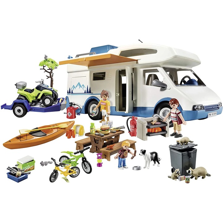 Playmobil Family Fun Családi lakókocsi