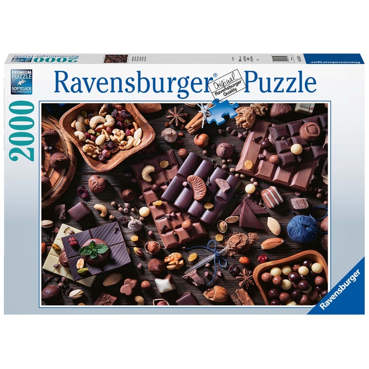 Пъзел Ravensburger - Шоколадов рай, 2000 части