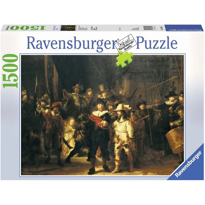 Puzzle Ravensburger - Rembrandt: Rondul de noapte