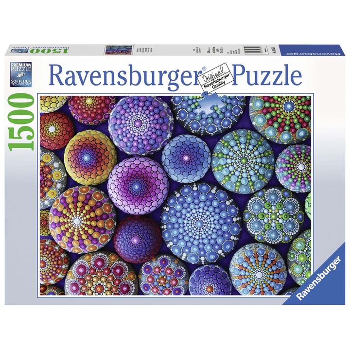 Пъзел Ravensburger - Цветни точки, 1500 части