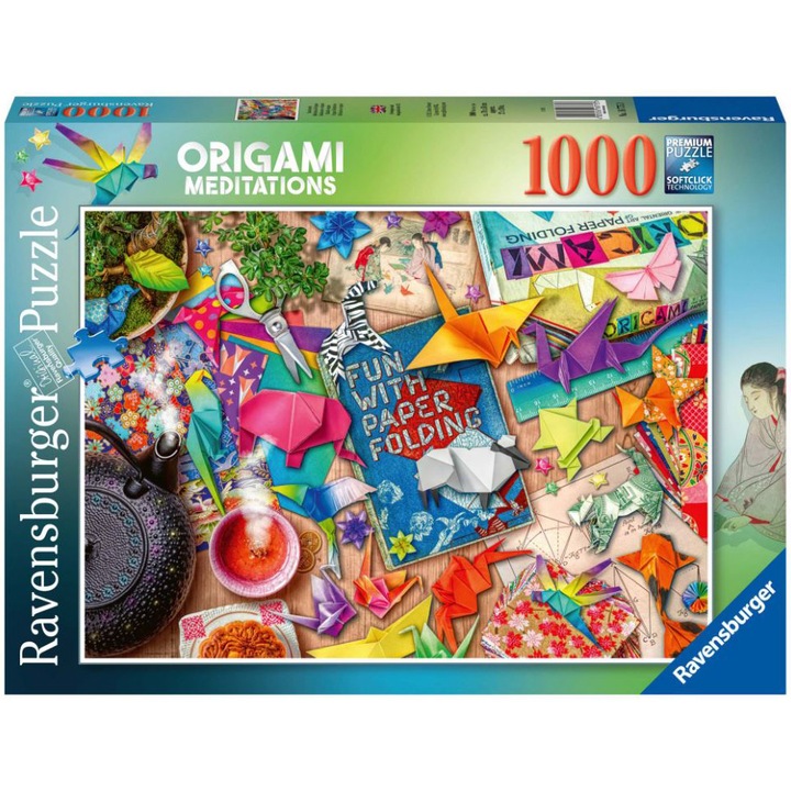 Puzzle Ravensburger - Origami, 1000 db
