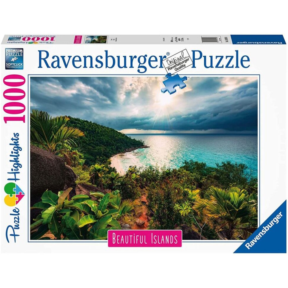 Puzzle Ravensburger - Insula din Hawaii, 1000 piese