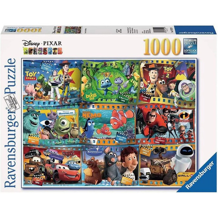 Ravensburger puzzle - Disney karakterek, 1000 darab