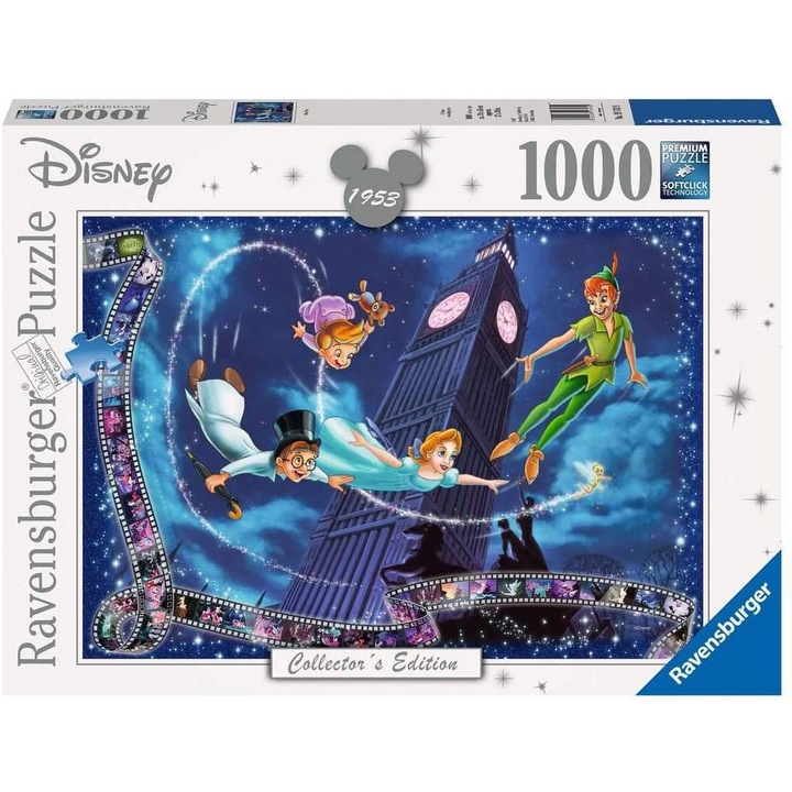 Пъзел Ravensburger - Disney: Питър Пан, 1000 части
