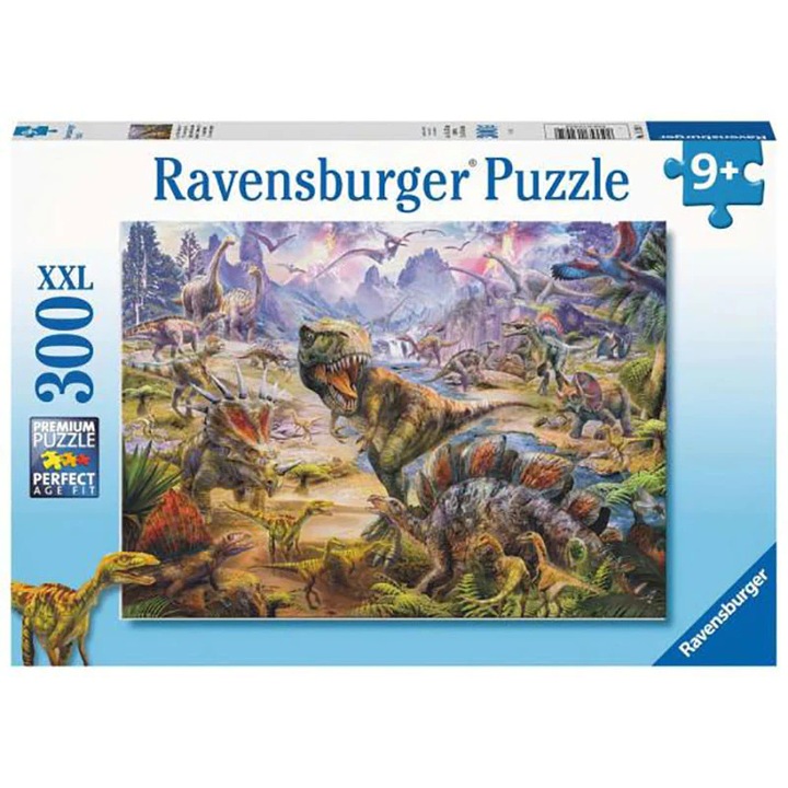 Пъзел Ravensburger XXL - Динозаври, 300 части